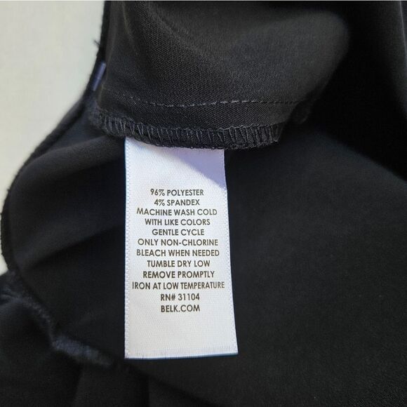 Kim Rogers Tummy Control Black Dress Pants Size 14 - Picture 10 of 11